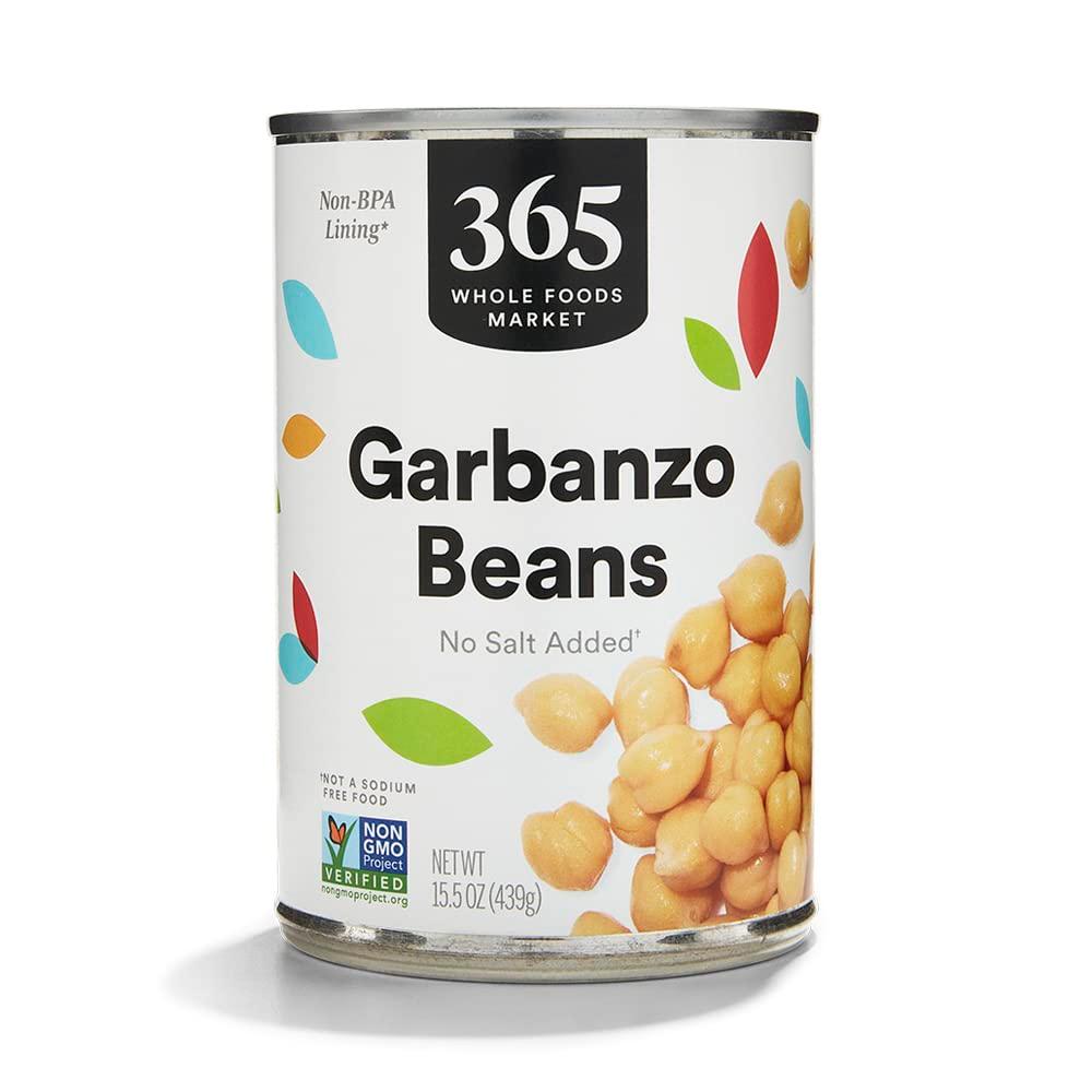 365 by Whole Foods MarketUnsalted Garbanzo Beans, 15.5 Ounce