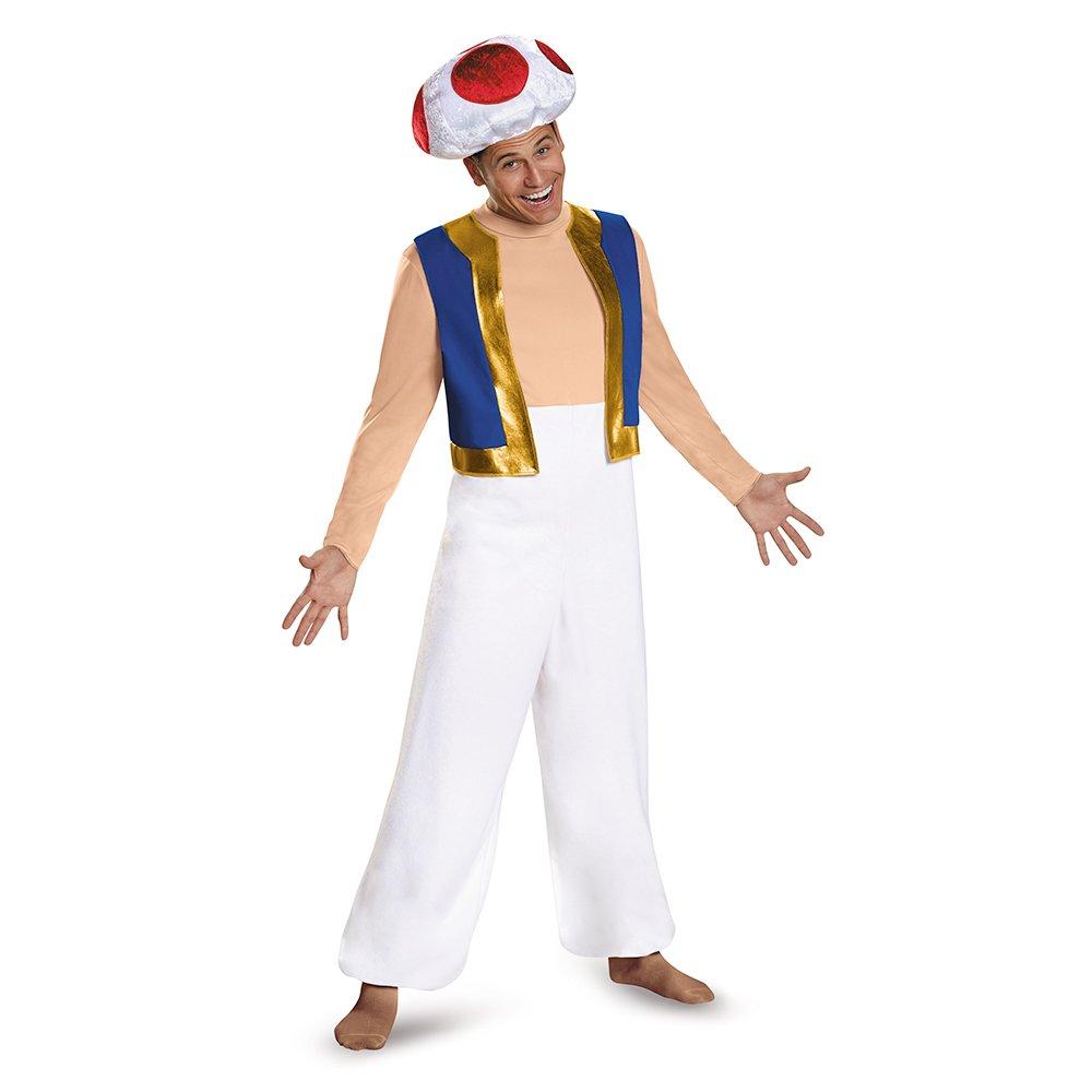 Disguise Men's Toad Deluxe Adult Costume