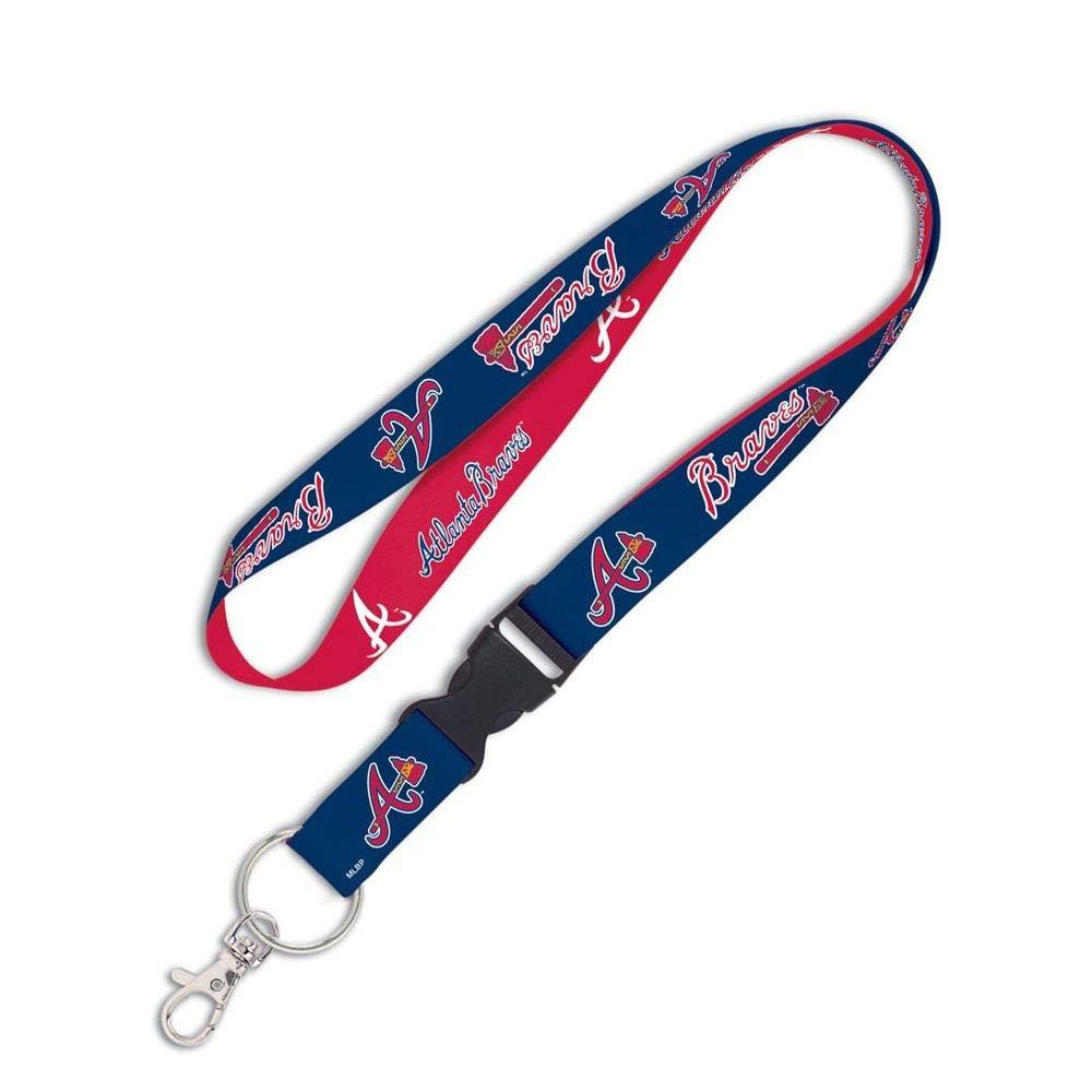 WinCraftMLB Atlanta Braves Lanyard with Detachable Buckle, 3/4"