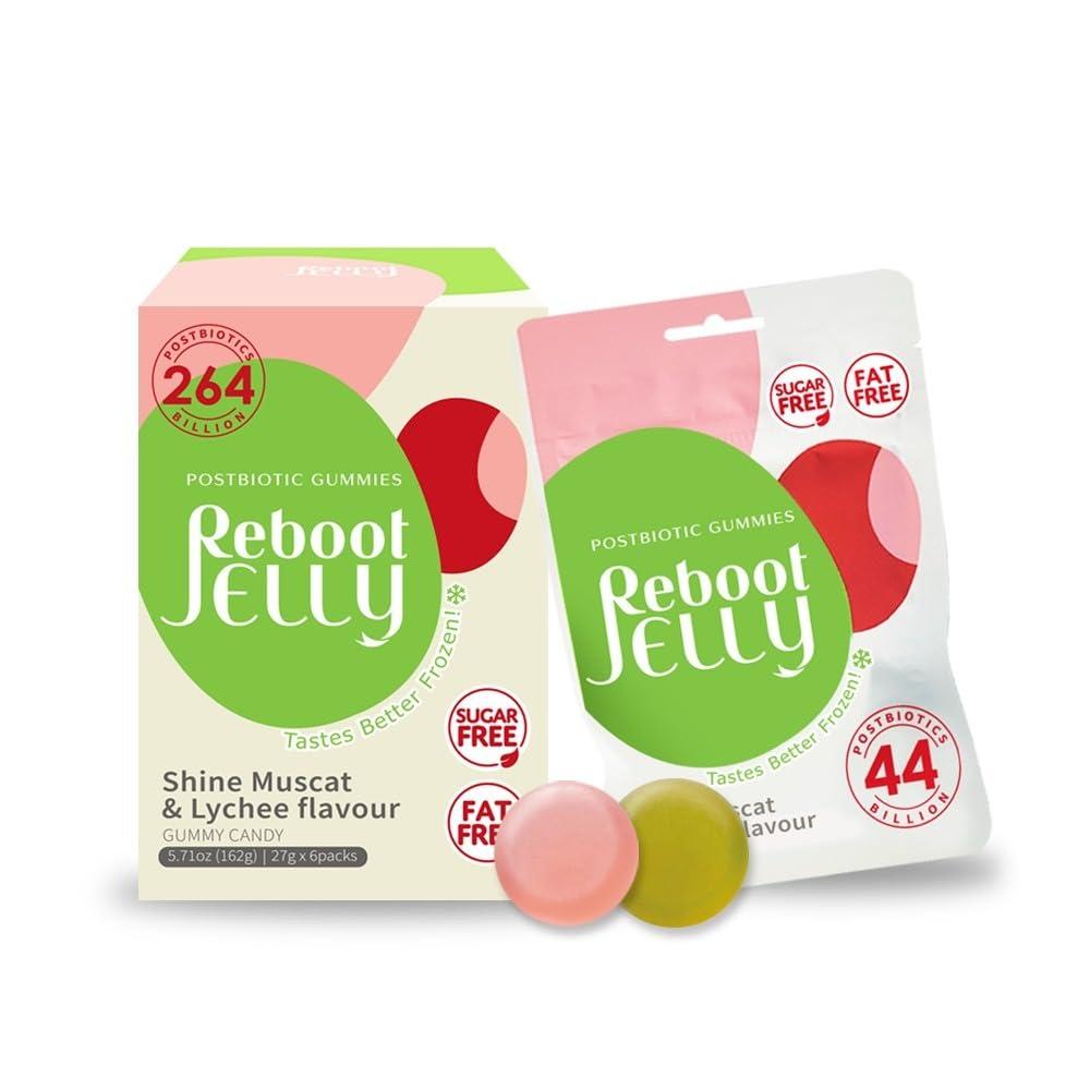 [Korean Food] Reboot Probiotic Jelly (27g*6pack) | Postbiotics Gummies, Korean jelly | No sugar, No fat