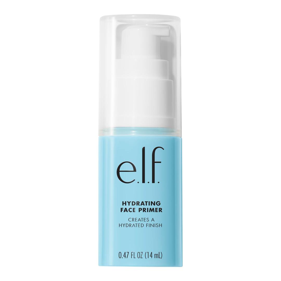 e.l.f. Hydrating Face Primer, Makeup Primer For Flawless, Smooth Skin & Long-Lasting Makeup, Fills In Pores & Fine Lines, Vegan & Cruelty-free, Small