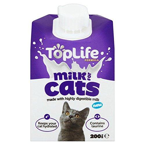 Toplife Lactose Reduced Cows Milk for Cats 200ml (PACK OF 6)