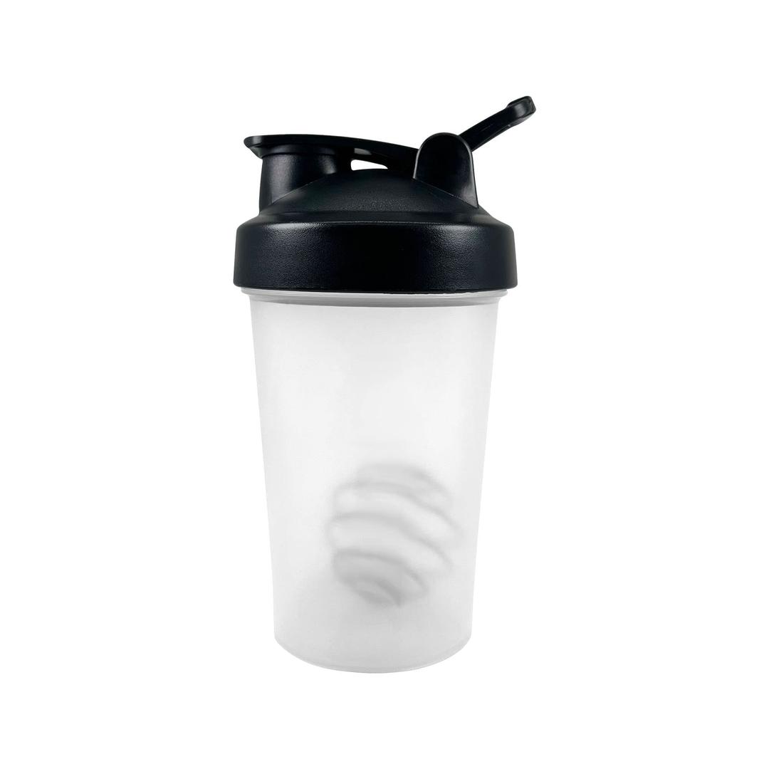 12 Ounce Round Polypropylene Stainless Steel Protein Shaker Bottle