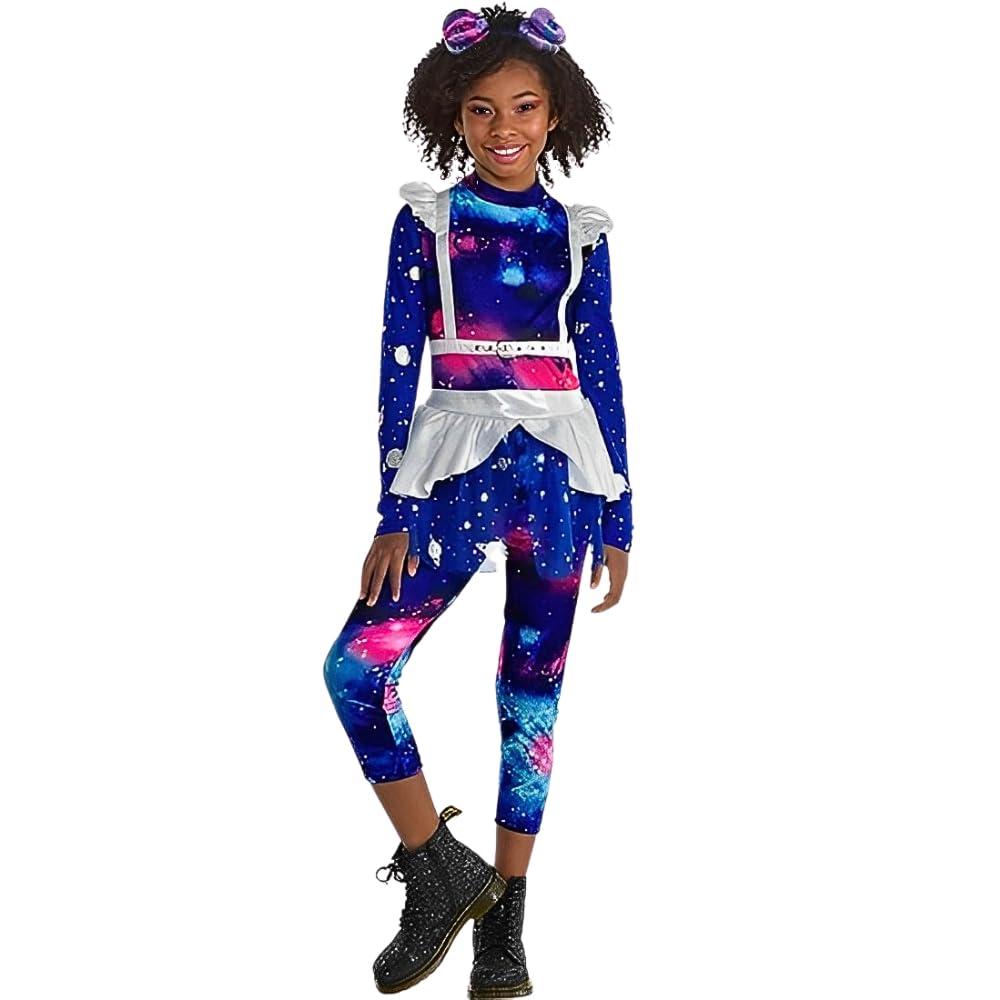 Amscan Galaxy Girl Halloween Costume for Kids Includes Tunic, Headband and Cropped Leggings