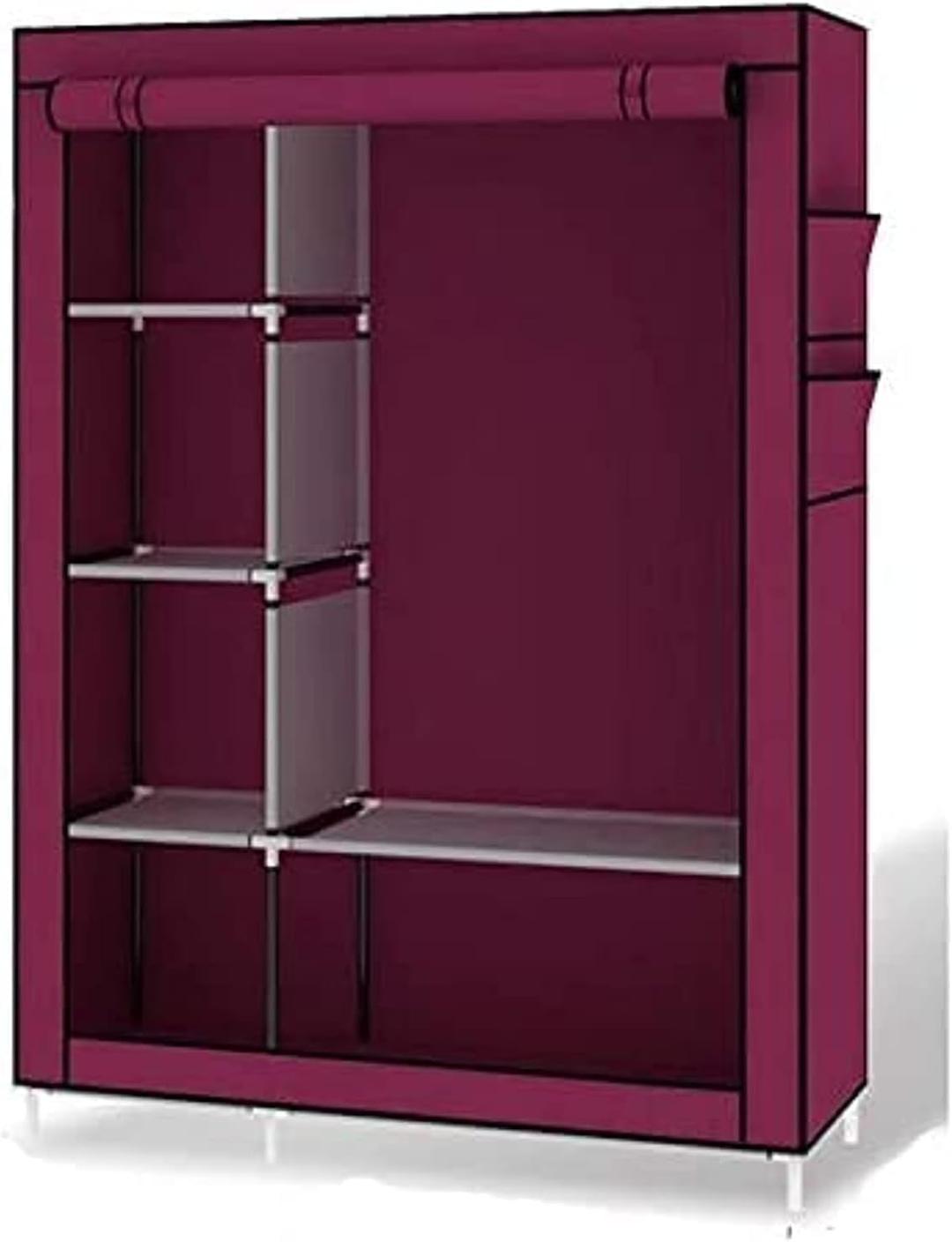 Cloth Cabinet Portable Wardrobe Organizer, Non Woven Fabrics Cupboard Multi-colour.