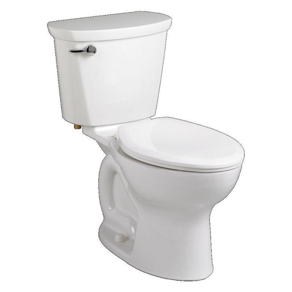 American Standard215CA104.020 Cadet PRO Two-Piece Toilet, Elongated Front, Standard Height, White, 1.28 gpf