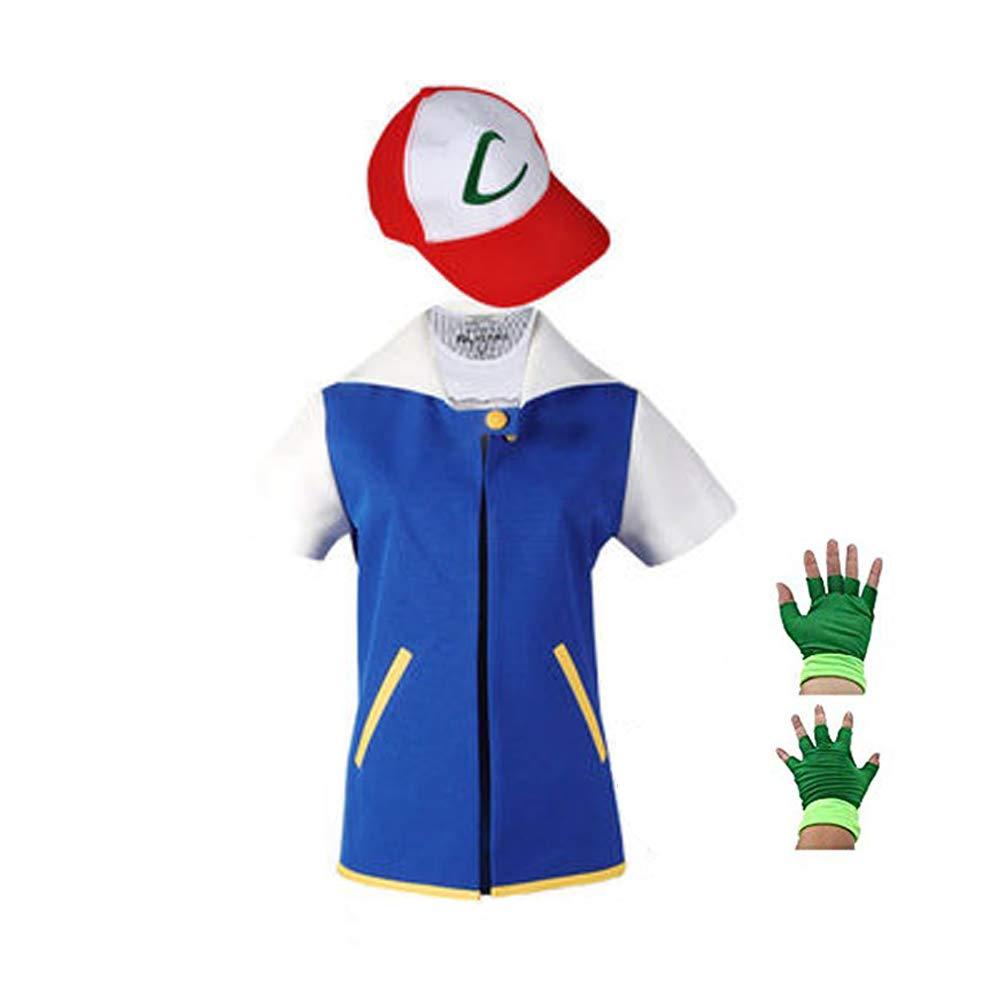 Costume Hoodie Cosplay Jacket Gloves Hat Sets for Trainer