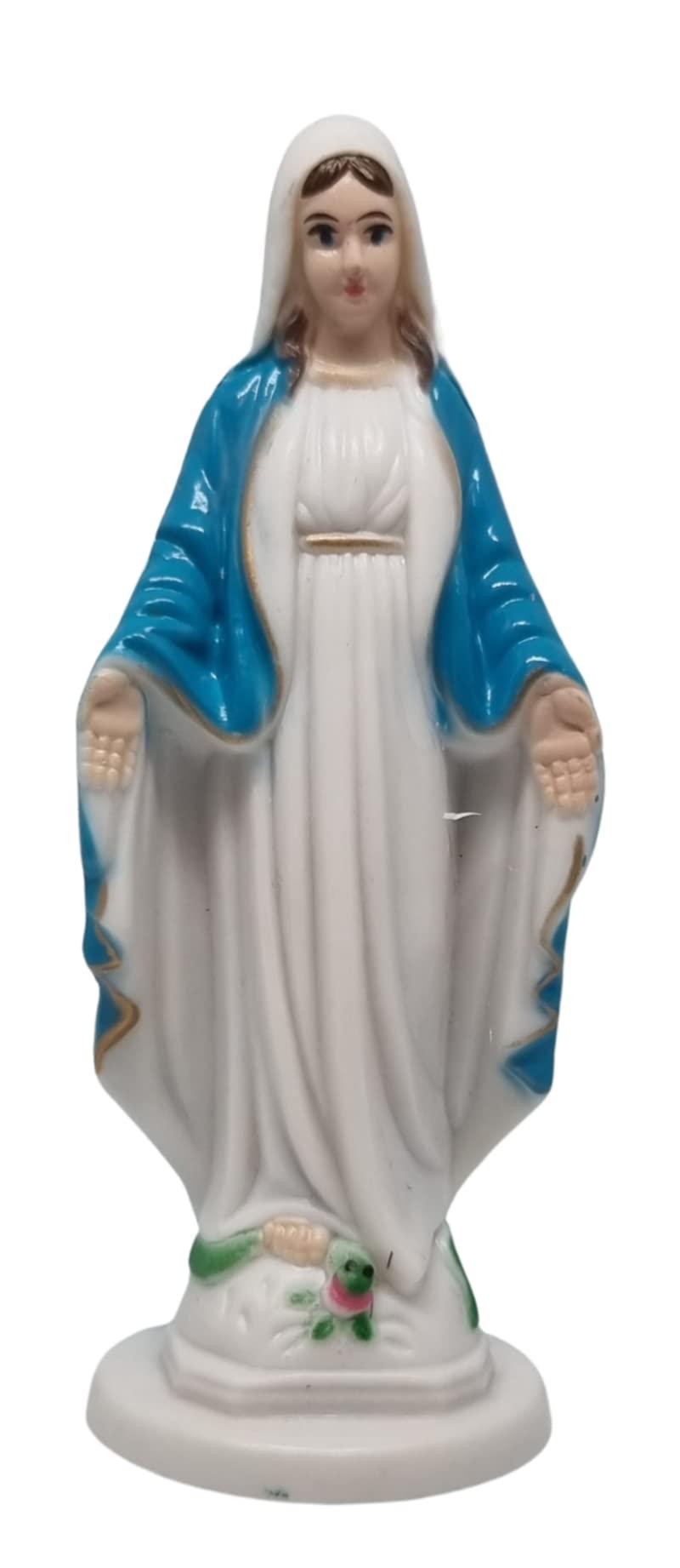 Blessings Immaculate Mary Plastic Statue Size 4 Inch