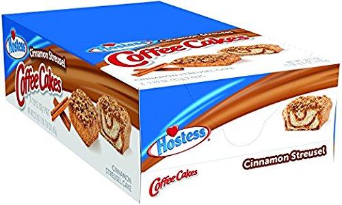 HostessCoffee Cakes, Cinnamon Streusel, 2.89 Ounce, 8 Count BONUS 1 Hostess Coffee Cake Individually Wrapped