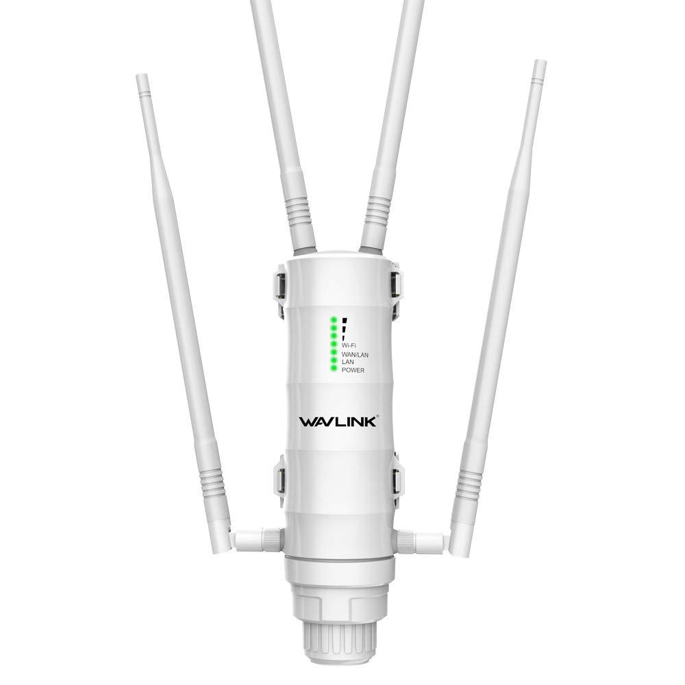 WAVLINK 1200Mbps Wifi Range Extender Booster 5ghz Wireless Access Point Wifi Repeater Dual Band Signal Amplifier with 2 x Gigabit port,4 x 5dBi Antennas,Router/Repeater/Access Point Modes 3 in 1