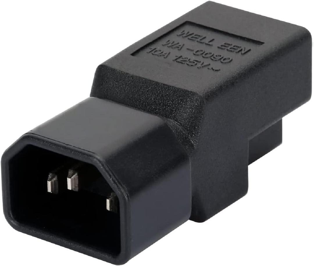 Dshot IEC C14 male plug To Nema 5-15R US 3 Pin Female power adapter Connector