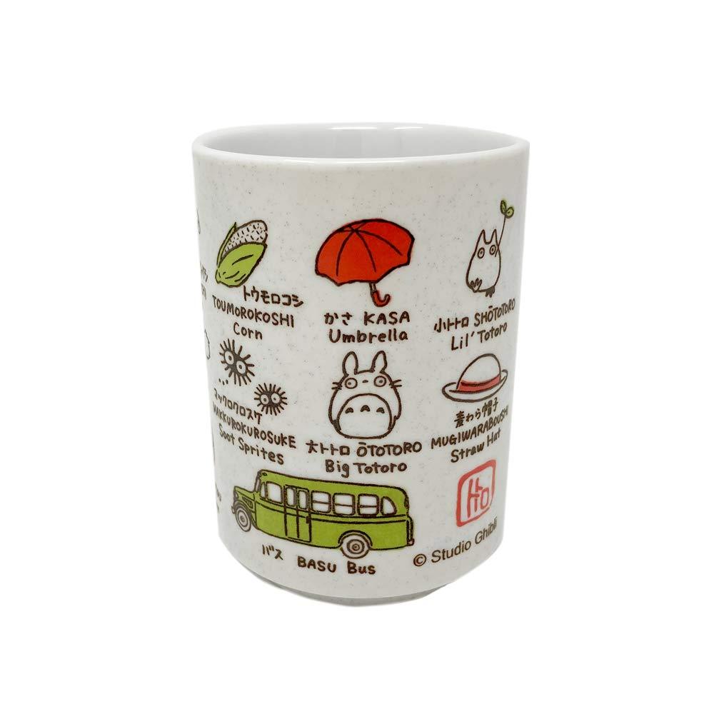 Studio Ghiblivia Bluefin Benelic My Neighbor Totoro Totoro and Friends Japanese Teacup - Official Studio Ghibli Merchandise, White (BNL18304)