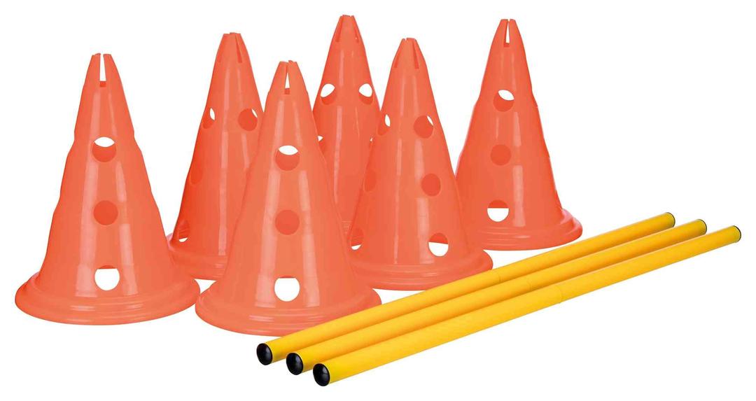 Trixie Dog Agility Obstacles, set 3 pcs.,orange, yellow