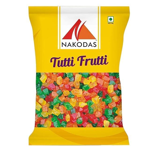 Nakodas Mix Tutti Frutti Cherry – 900gm | Tooty Fruity | Tutti Frutti for Cake | Cherry SWEET Toppings | Tooty Frooty | Multicolor Fresh Tutti Frutti Cherries for Cake & Cookies Decoration