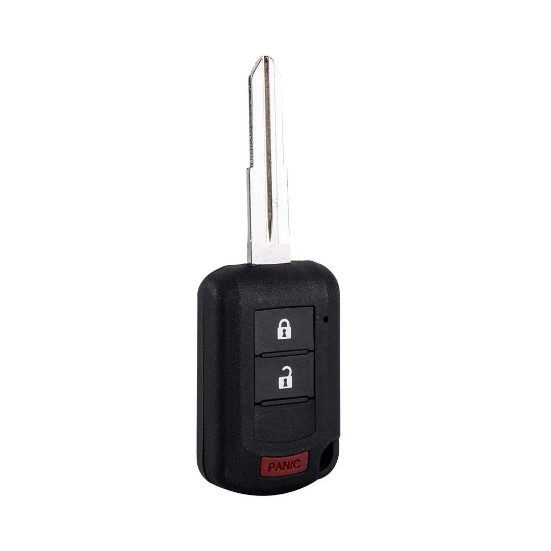 3 Button Keyless Car Key Remote Fob for Mitsubishi Compatible with 2013-2021 Mirage OUCJ166N (1)