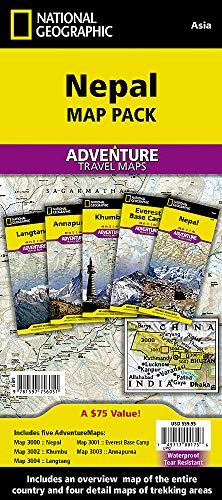 Nepal [Map Pack Bundle] (National Geographic Adventure Map)