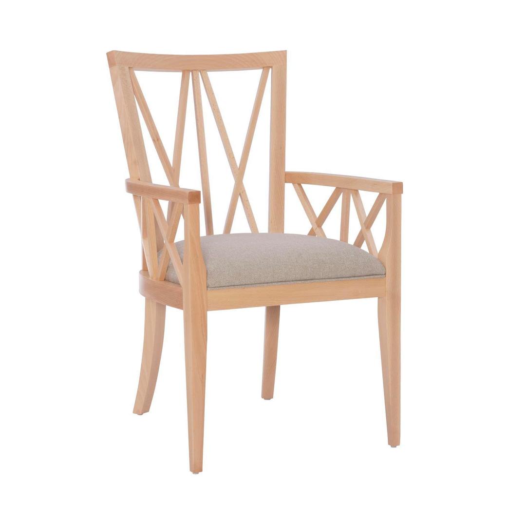 Linon Bailey Arm Chair Natural