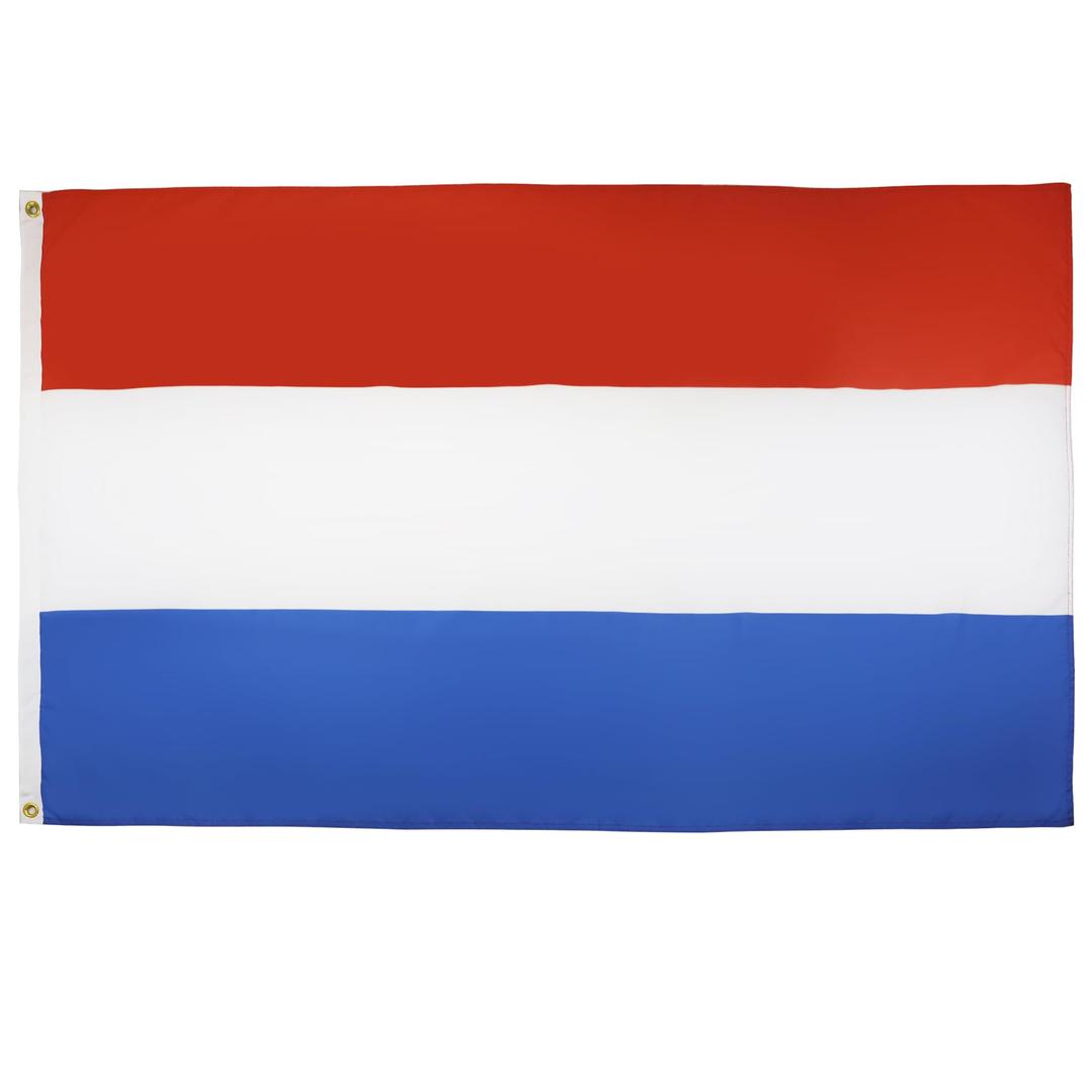 AZ FLAGNetherlands Flag - 2x3 Ft - 100D Polyester Dutch Banner with Two Metal Grommets - Fade Resistant - Vivid Colors - 2' x 3' Feet - 90x60 Cm