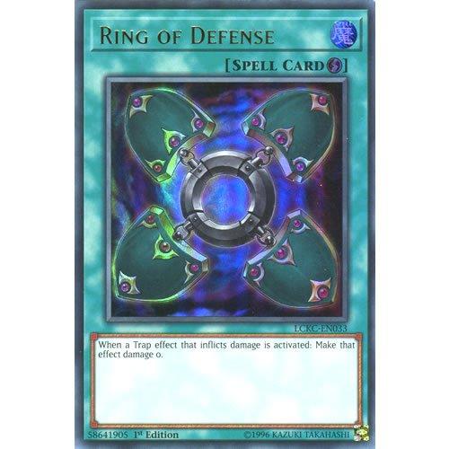 LCKC-EN033 1st Ed Ring of Defense Ultra Rare Card Legendary Collection Kaiba Mega Pack Yu-Gi-Oh Single Card