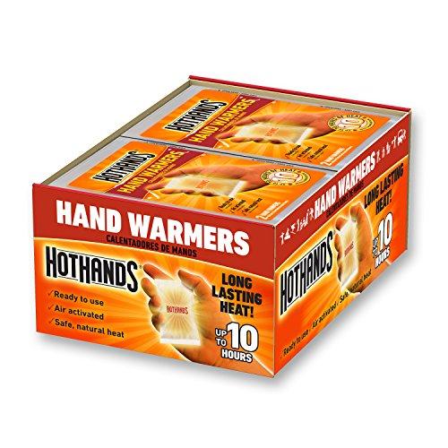 Hand Warmers - Long Lasting Safe Natural Odorless Air Activated Warmers - Up to 10 Hours of Heat - 40 Pair