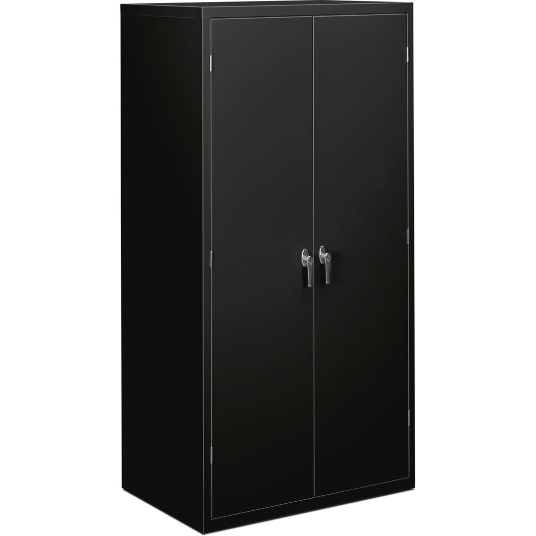 HON Brigade Series Five-Shelf Storage Cabinet - High Storage Cabinet, 36w by 18d by 72h , Black (HSC1872)