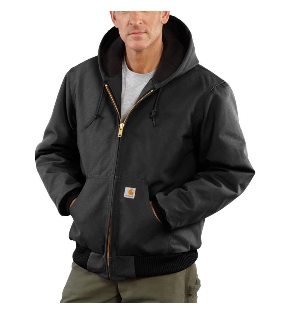 Carhartt Men's Loose Fit Firm Duck Insulated Flannel-Lined Active Jacket