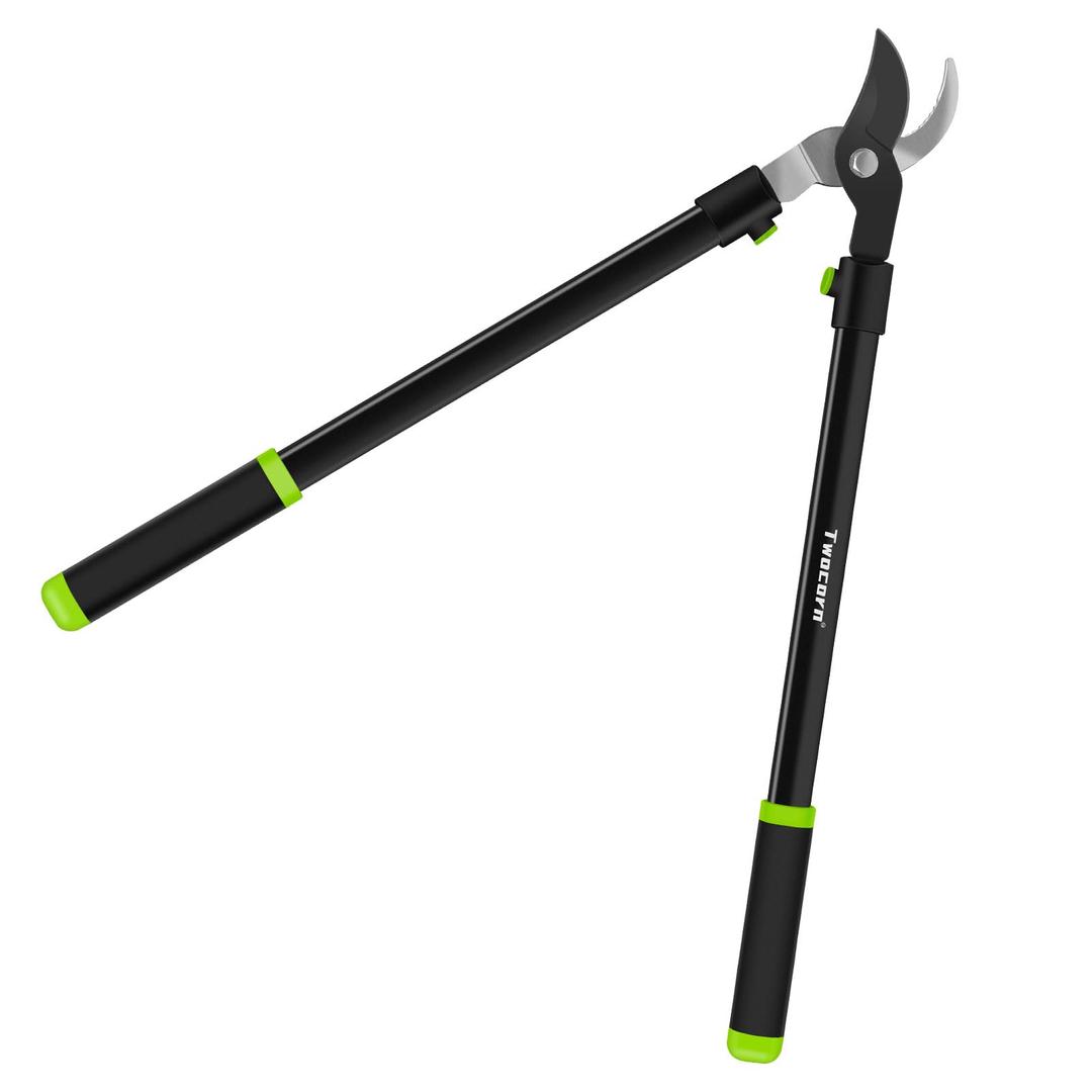 28" Garden Bypass Lopper with Steel Blade, Tree Trimmer Branch Cutter for 1.5’’ Cutting Capacity