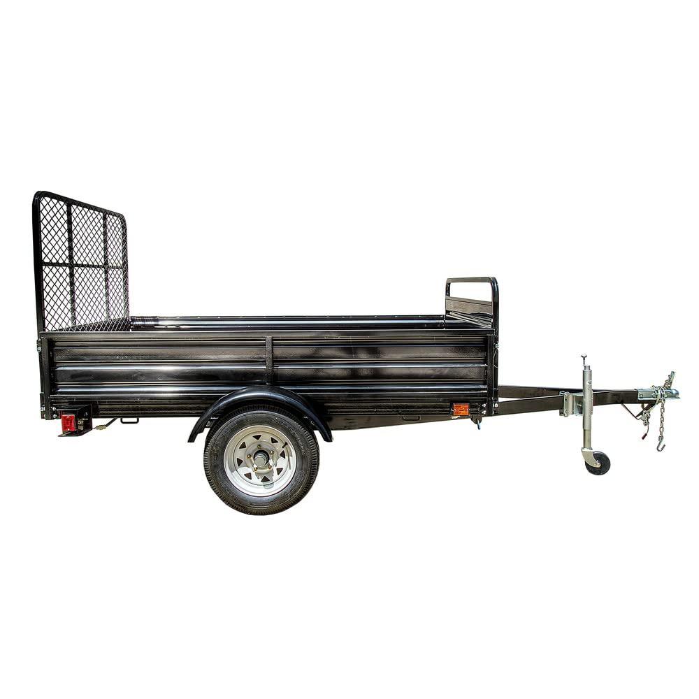 DK2 4.5 x 7.5 Drive-Up Gate Utility Trailer, Load Capacity 1639 lb, Deck Length 7.5 ft, Deck Width 4.5 ft, Model# MMT5X7-DUG