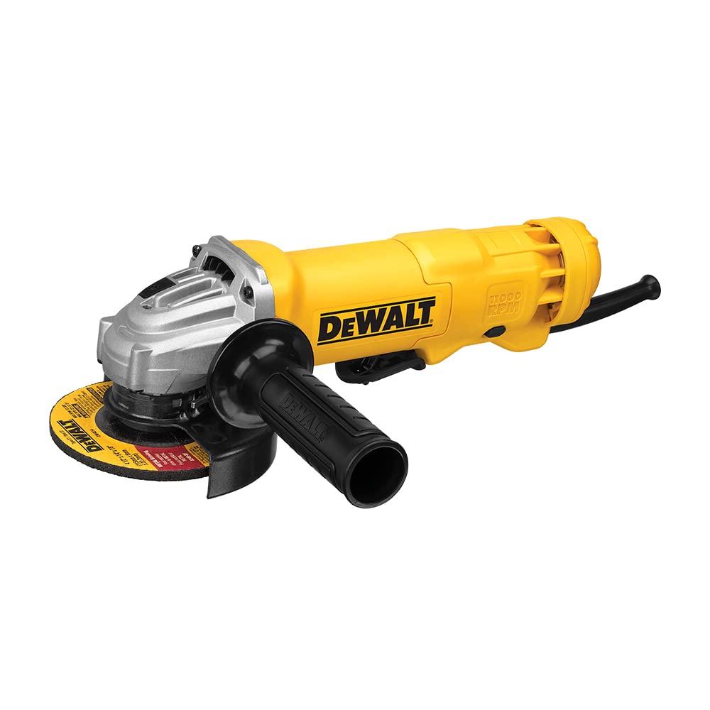 DEWALT Angle Grinder, 4.5 Inch, 11 Amp, With Paddle Switch (DWE402)