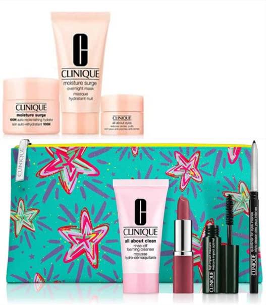 Clinique Glowy Skin 8-Piece Gift with Moisture Surge All About Eyes