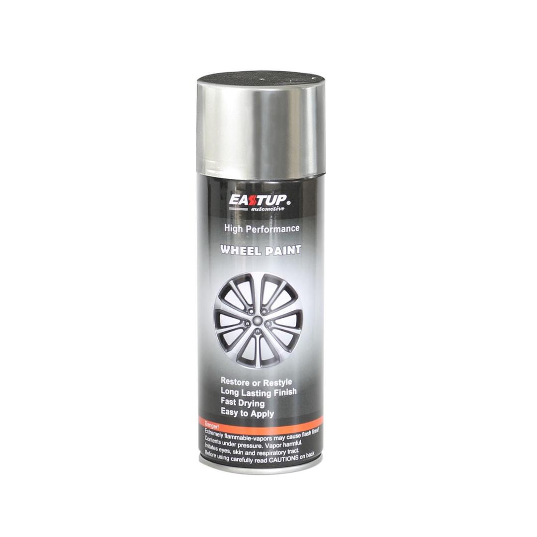 Premium Metallic Chrome Wheel Paint - Brilliant Finish, High Durability, Fade-resistant, Quick Drying Rim Coating Spray Paint.