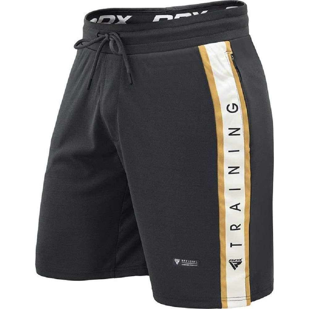 RDX MMA Shorts for Training and Kick boxing, Aura Trunks for Bodybuilding, Cage Fighting, Muay Thai, BJJ Grappling and Combat Sports, Workout Clothing with Drawstring for Martial Arts, Gym