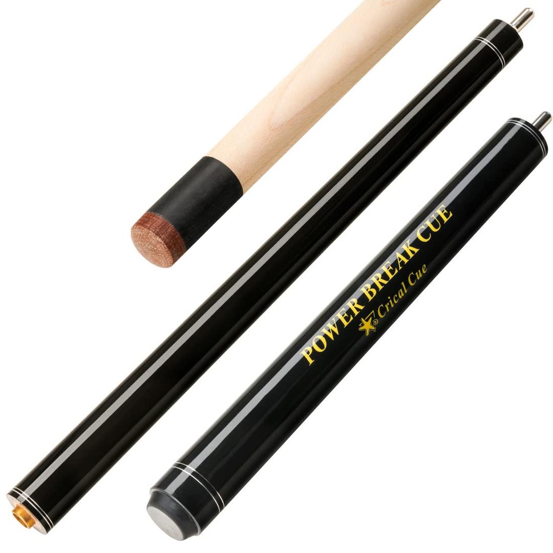 CRICAL Break Jump Pool Cue 3 Piece Jump/Break Cue Stick 13.5mm Tip Canadian Maple Shaft Billiard Sticks