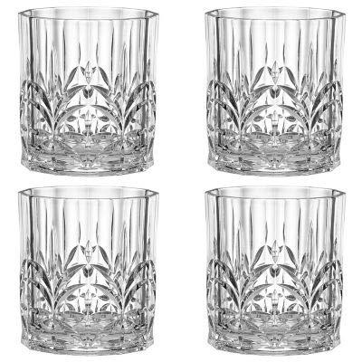 Lakeland Crystal-Look Acrylic Tumbler x 4 395ml