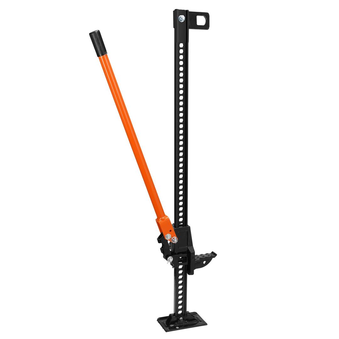 VEVOR Farm Jack,48" Utility High Lift Farm Jack, 7000 lbs Capacity Ratcheting Off Road Utility Jack, Heavy-Duty Farm Jack for Tractor, Truck, SUV, Bumper Lift, Orange