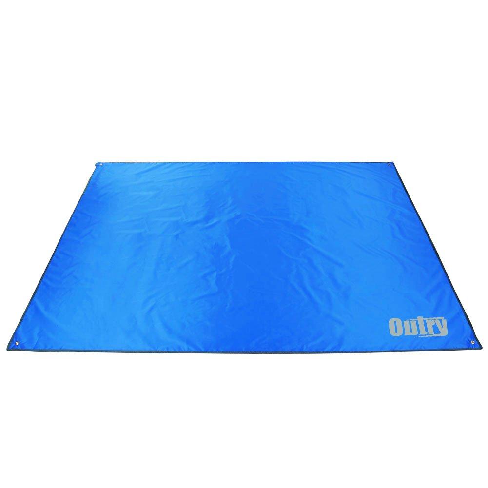 Outry Waterproof Multi-Purpose Tarp - Tent Stakes Included - 3