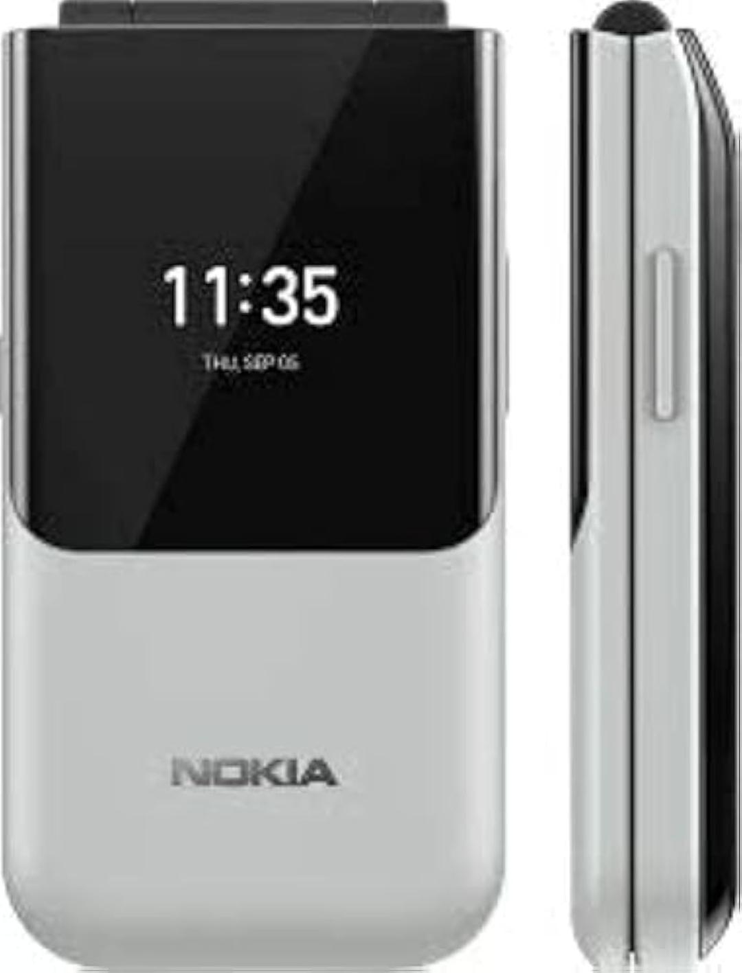 Nokia 2720 - Flip Dual SIM 4GB 512MB RAM 4G LTE (UAE Version, Grey)