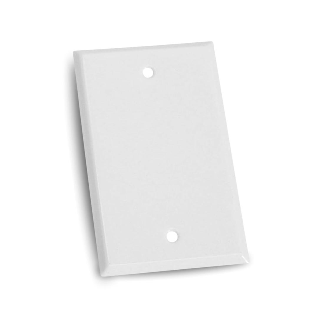 SIGMA ENGINEERED SOLUTIONS 14240WH Weatherproof Outdoor Rectangular Cover Plate for Outlet Boxes, White, Metal, 1-Gang