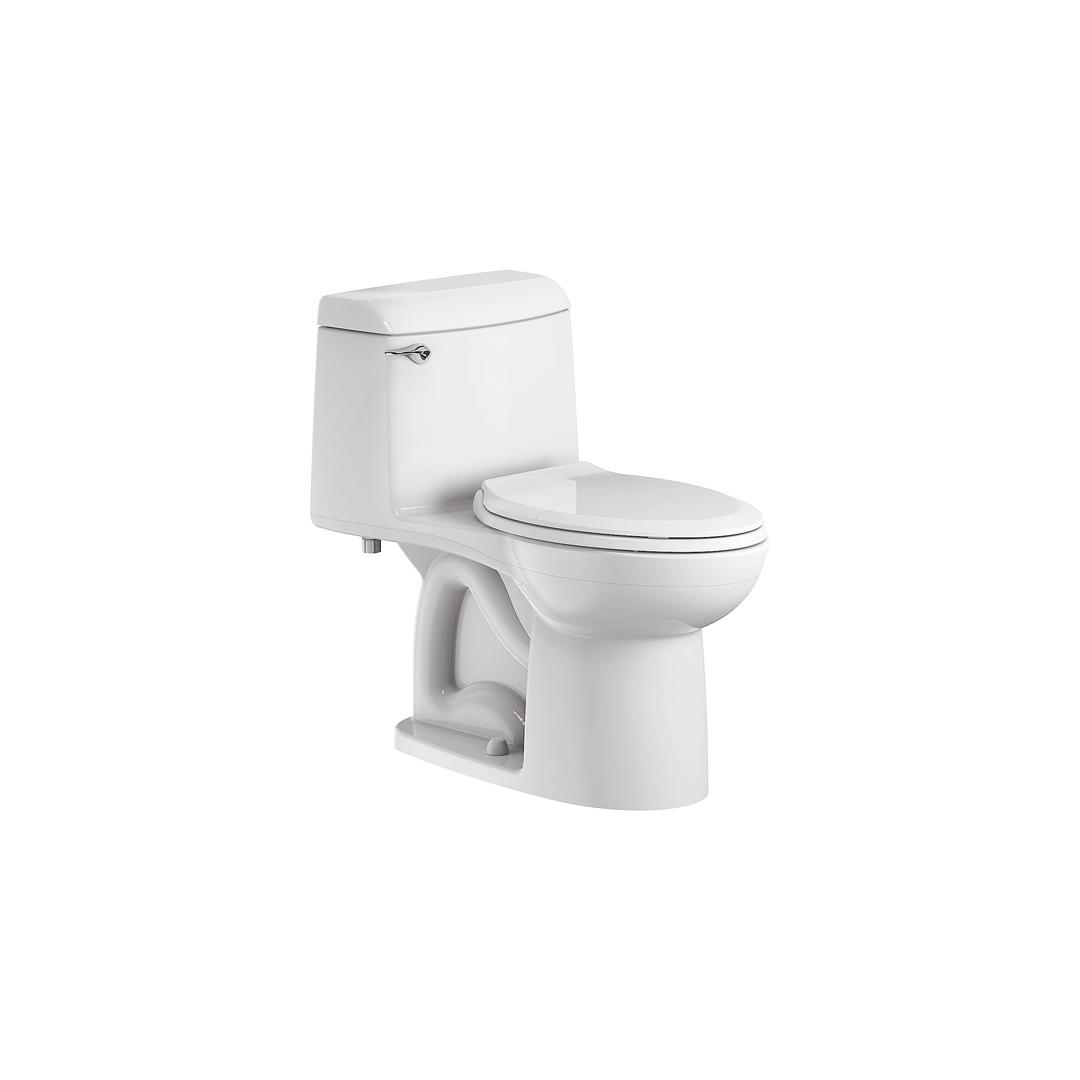 American Standard2004314.020 Champion 4 One-Piece Toilet with Toilet Seat, Elongated Front, Standard Height, White, 1.6 gpf