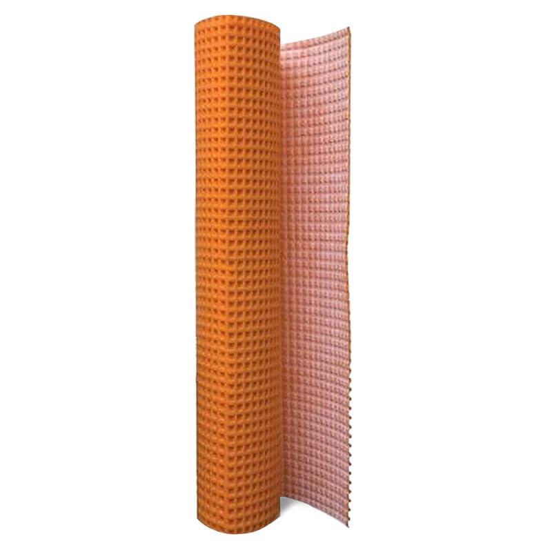 Uncoupling Membrane 1/8 Underlayment [3.3ft x 16.5ft / 54sq ft] - Anti-Fracture Tile Underlayment Roll, Crack Prevention Membrane, Uncoupling Membrane for Under Tile, Bathroom Wall & Floor