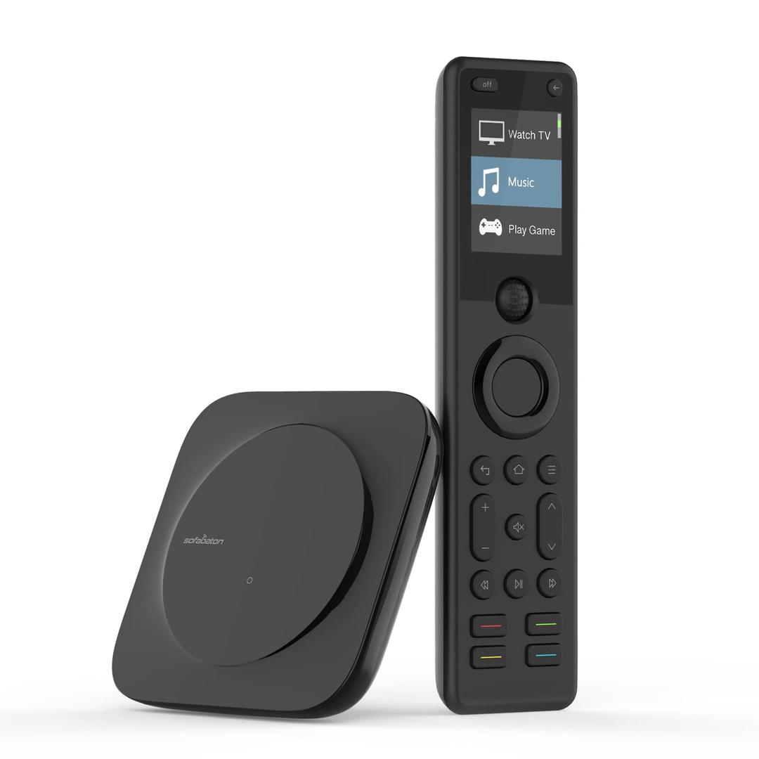 SofaBaton X1 Universal Remote with Hub and App, All in One Smart Universal Remote Control with Customize Activities, Control Up to 60 IR/Bluetooth/WiFi Devices