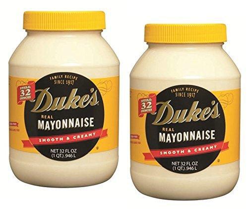 DUKE'SReal Mayonnaise, 32 Fluid Ounce, Pack of 2