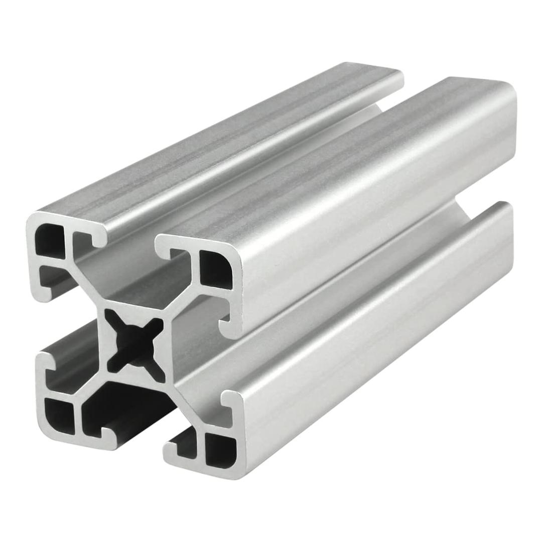 8020, 1515, 15 Series 1.5 Inch x 1.5 Inch T-Slotted Aluminum Extrusion DIY Extruded Linear Slot Bar Rail 80/20 (Ultra Light Smooth, Clear Anodize, 89" Long)