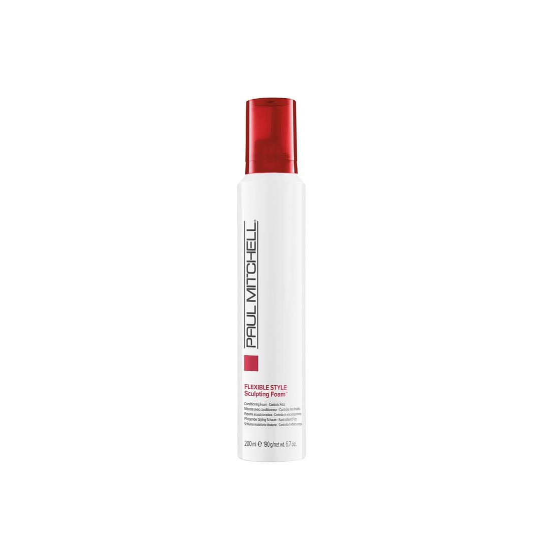 Paul Mitchell Sculpting Foam, Conditions + Controls Frizz, For All Hair Types