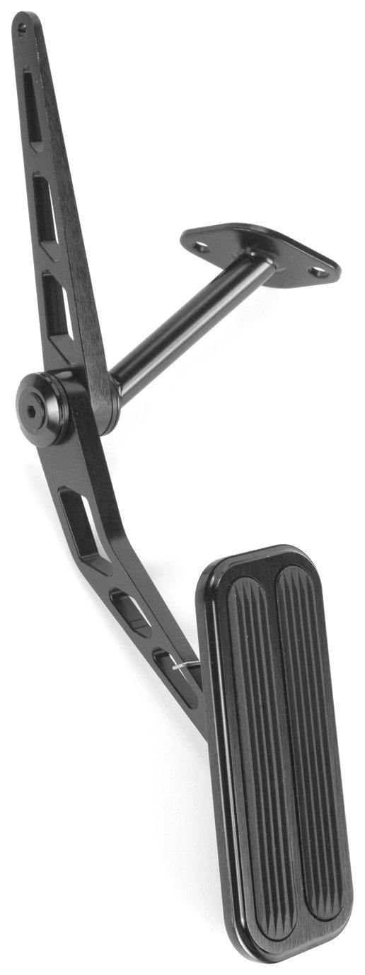 Lokar XBAG-6129 Black Billet Gas Pedal with Insert for Chevelle