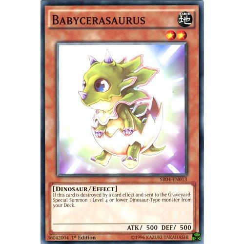 SR04-EN013 1st Ed Babycerasaurus Common Card Dinomashers Fury Yu-Gi-Oh Single Card