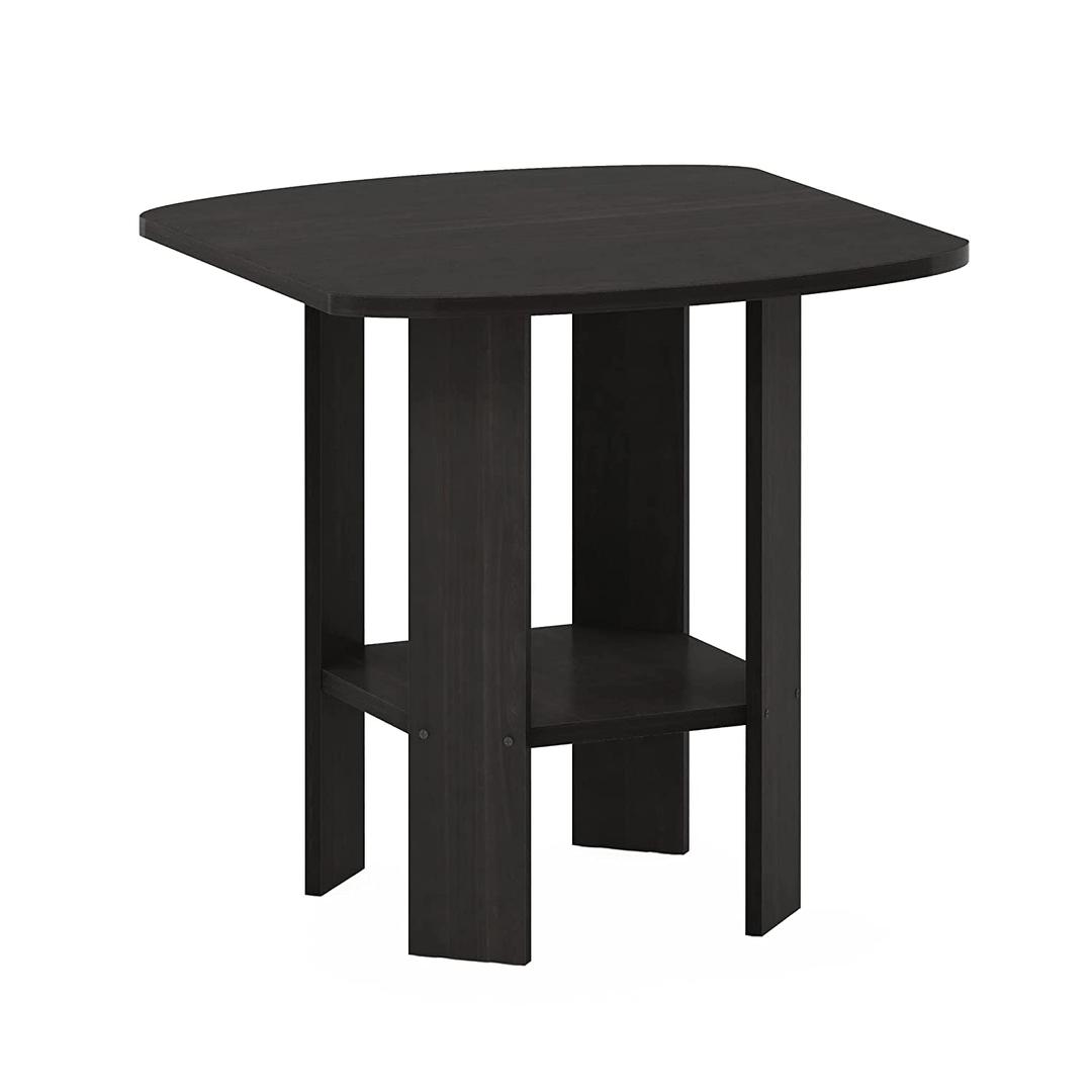 FURINNO End Tables, Wood, Espresso, one size