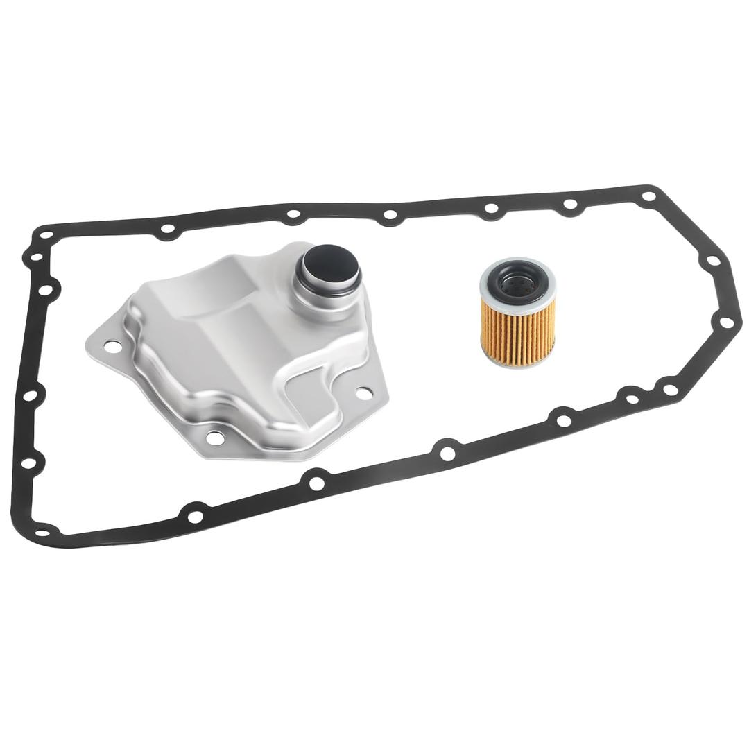 Transmission Filter Oil Pan Gasket Kit Fits for Nissan Altima Rogue Sentra NV200 Dodge Caliber Jeep Mitsubishi Replaces# 31728-1XF02 31728-1XF03 5191890AA Transmission Valve Pan Gasket Oil Strainer