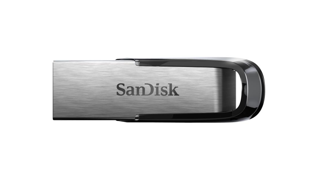 SanDisk 64GB Ultra Flair USB 3.0 Flash Drive - SDCZ73-064G-G46, Black