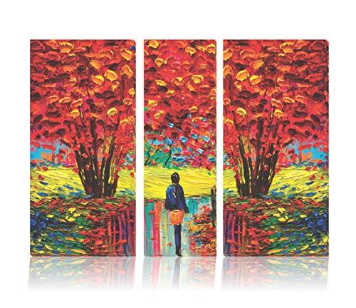 Tamatina Multi Piece Framed Paintings - Modern Art Paintings - Gallery Wrap Frame - Framed Canvas Paintings - Ready to Hang paintings - Paintings for Living Room with Frame - Framed Paintings for Home - MF25